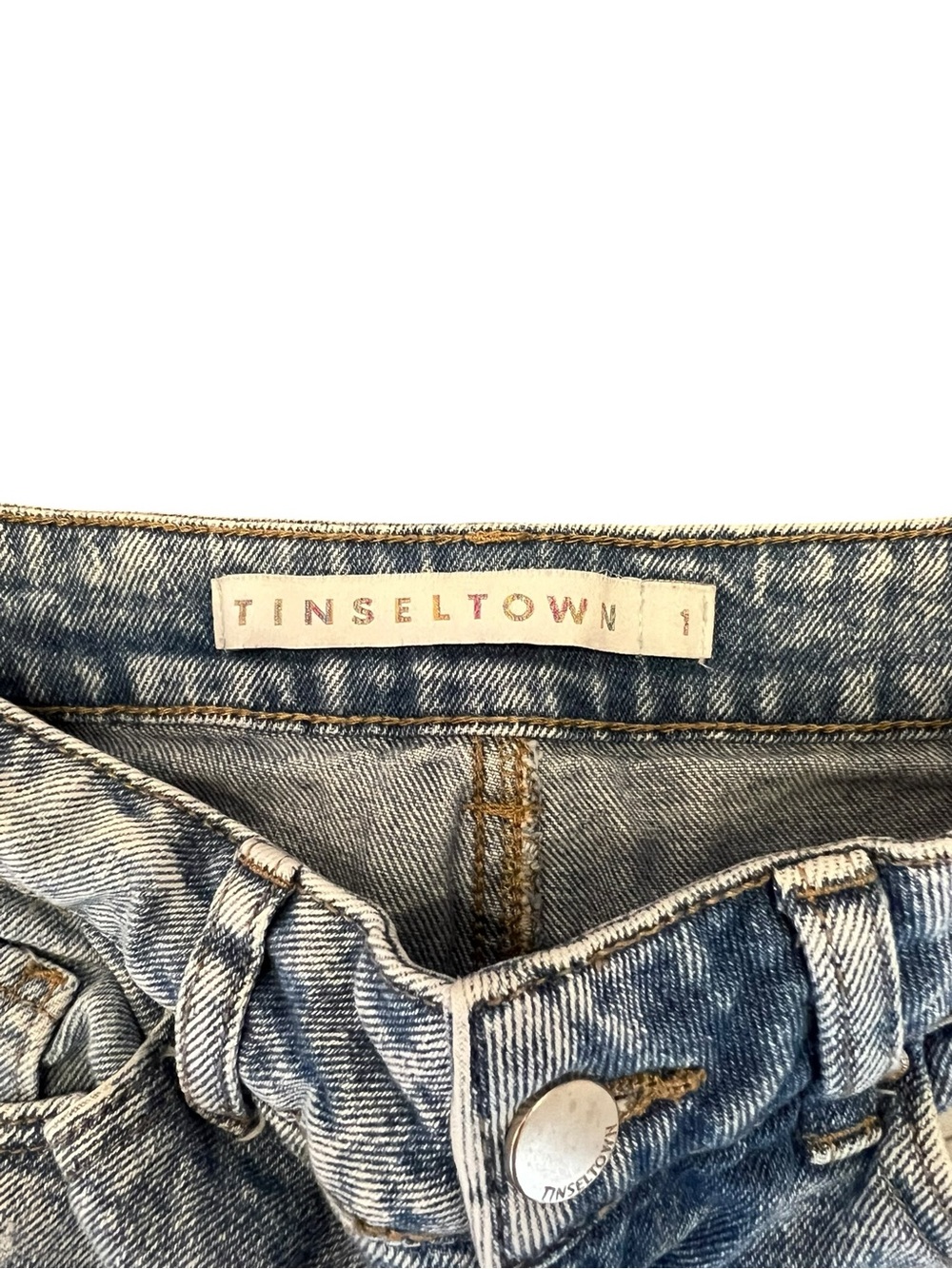 Distressed Ripped Jeans Juniors - Picture 5 of 5